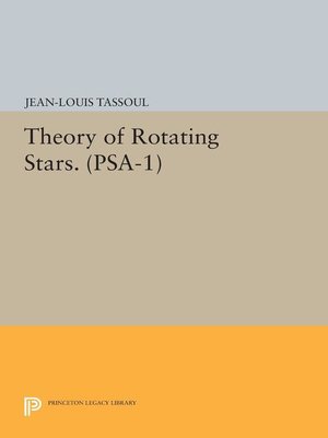 cover image of Theory of Rotating Stars. (PSA-1), Volume 1